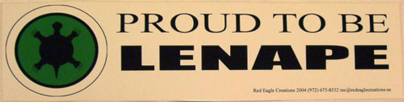 lenape bumper sticker