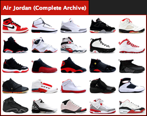 jordan shoes by year
