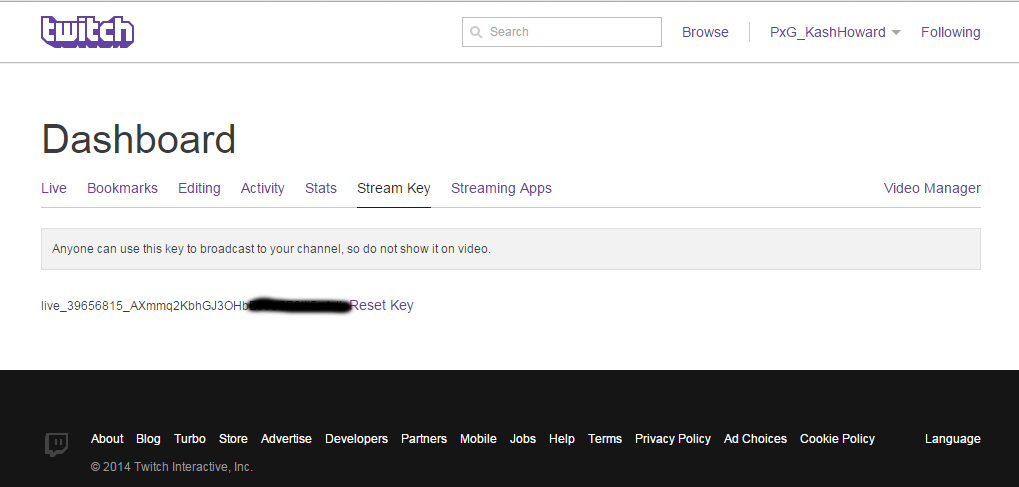 Twitch instructions