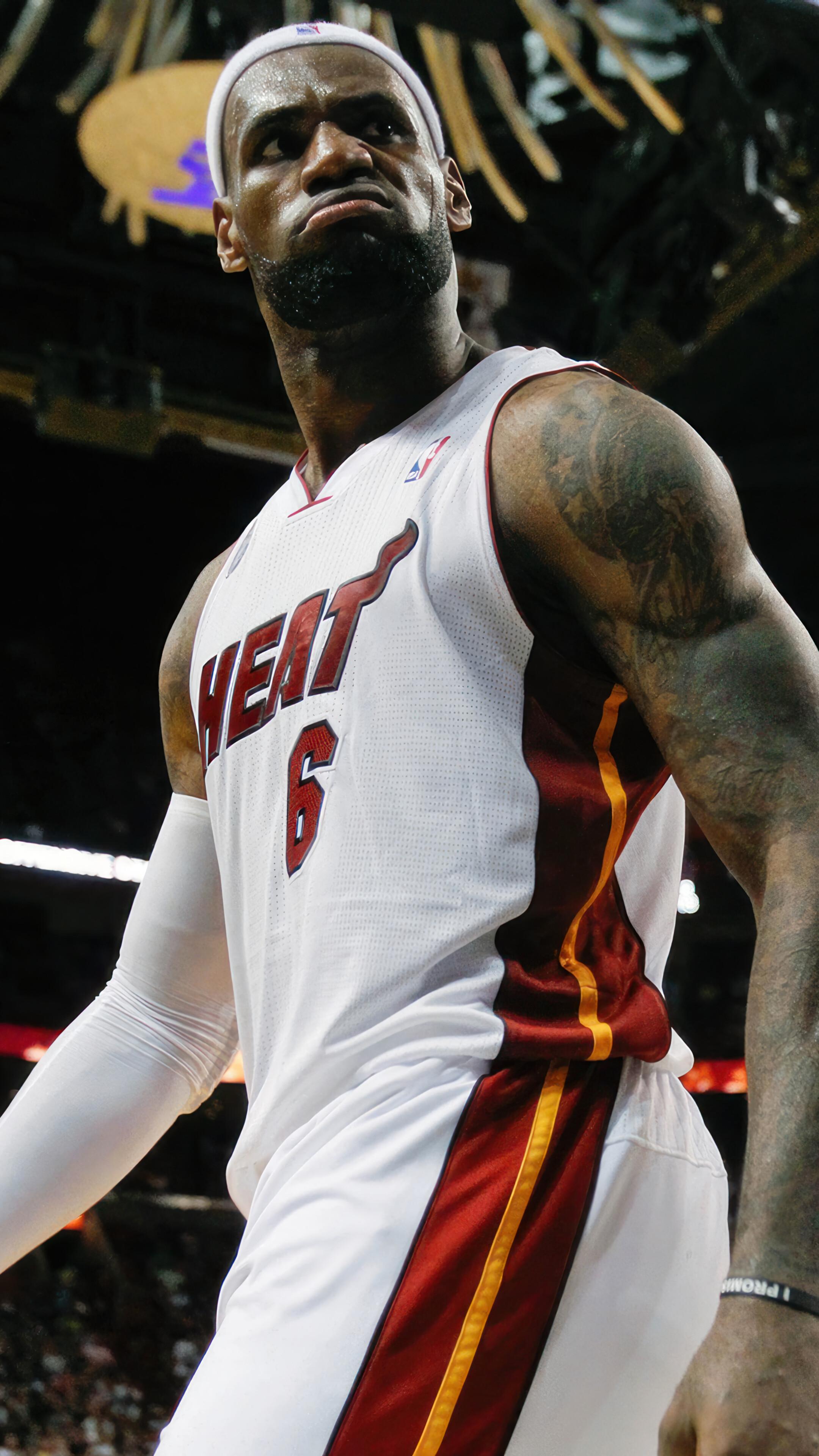 LeBron posing