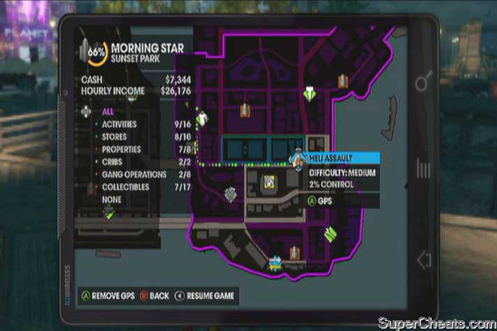 Map of Saints Row 2