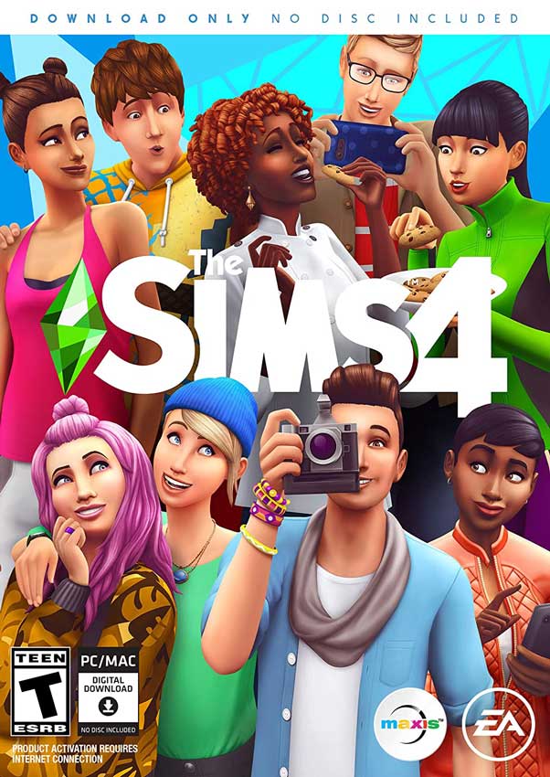 The Sims 4 front cover