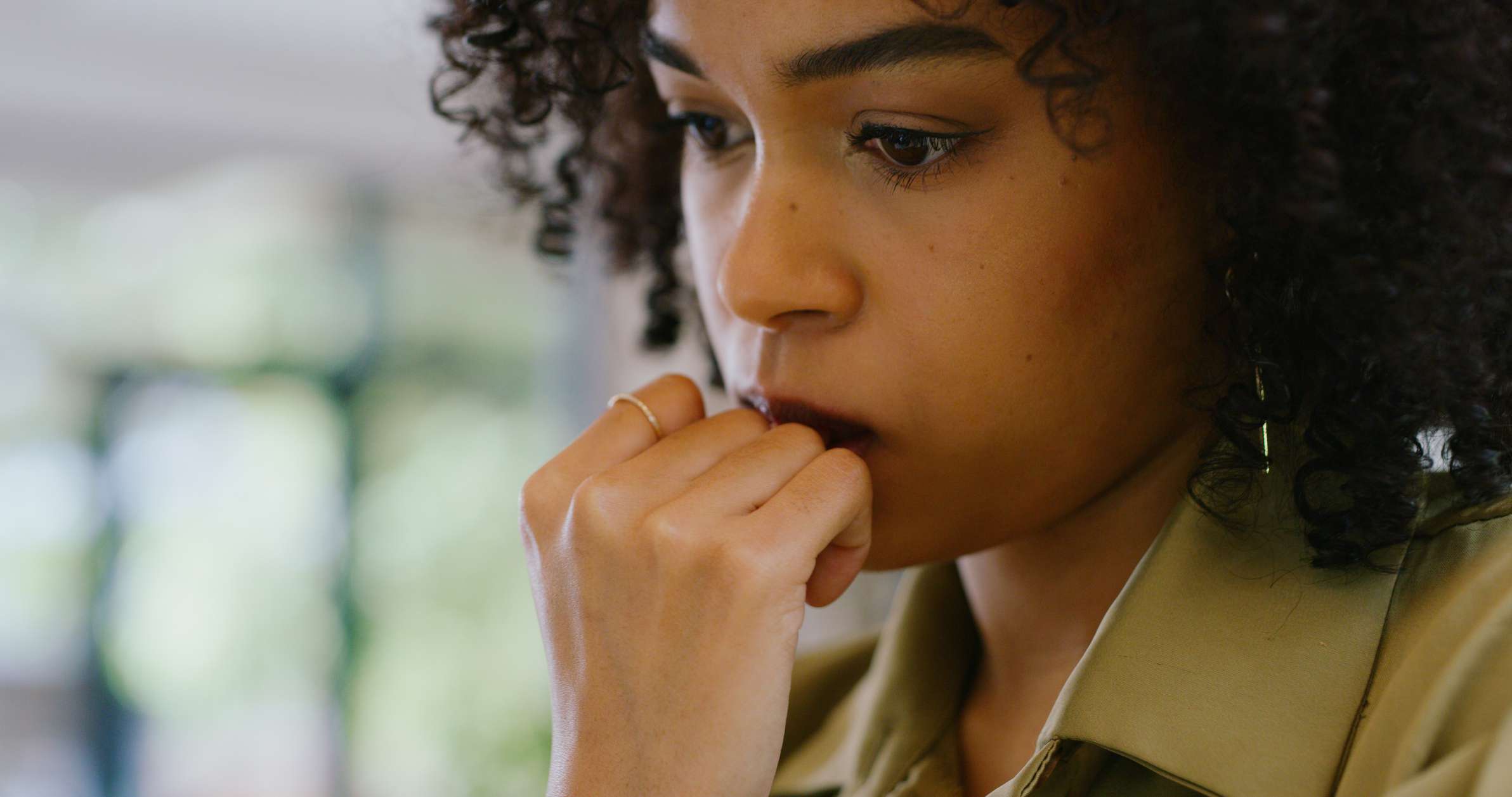 Woman in stress