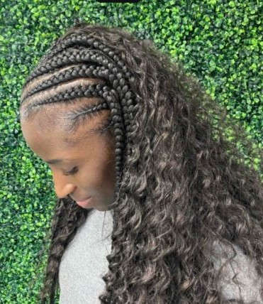 woman face hairstyle